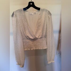 Wilfred Ivory Patterned Blouse